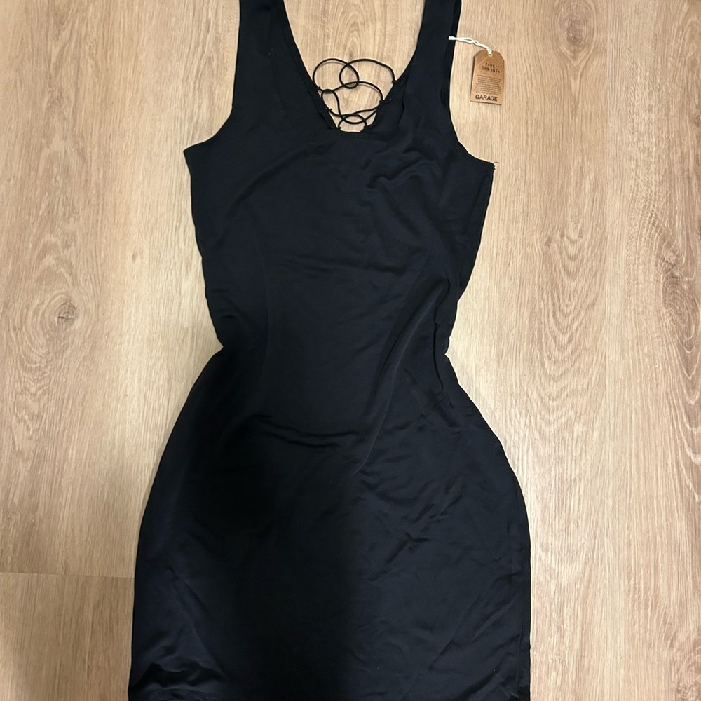 Garage Black Bodycon Dress